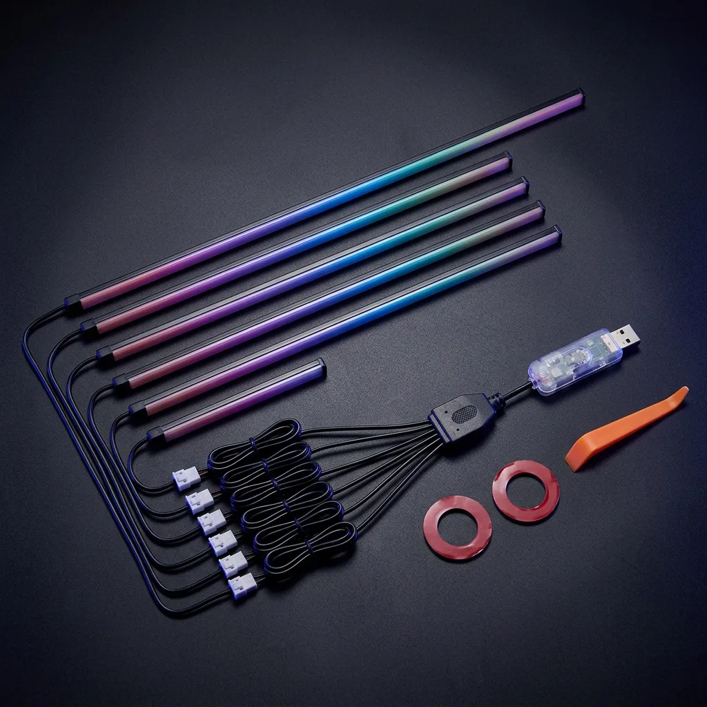 NIGHTSHIFT AMBIENT six-strip lighting kit