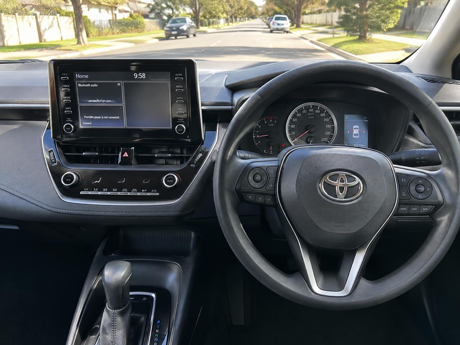 Standard factory car interior