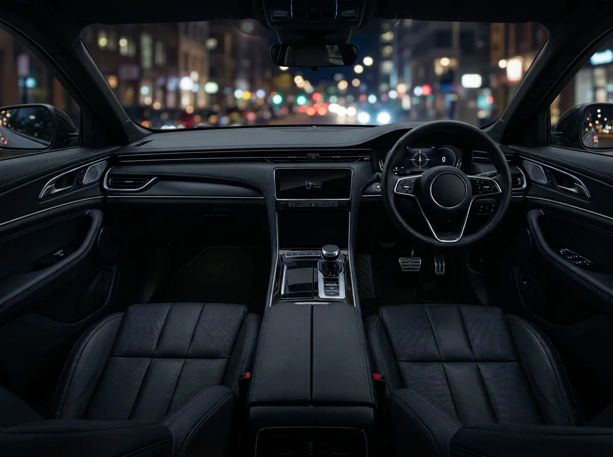 Standard factory car interior