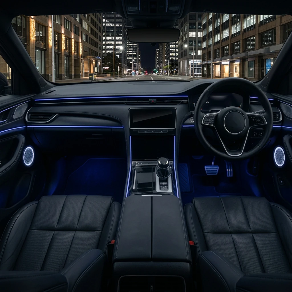 Interior in MIDNIGHT mode